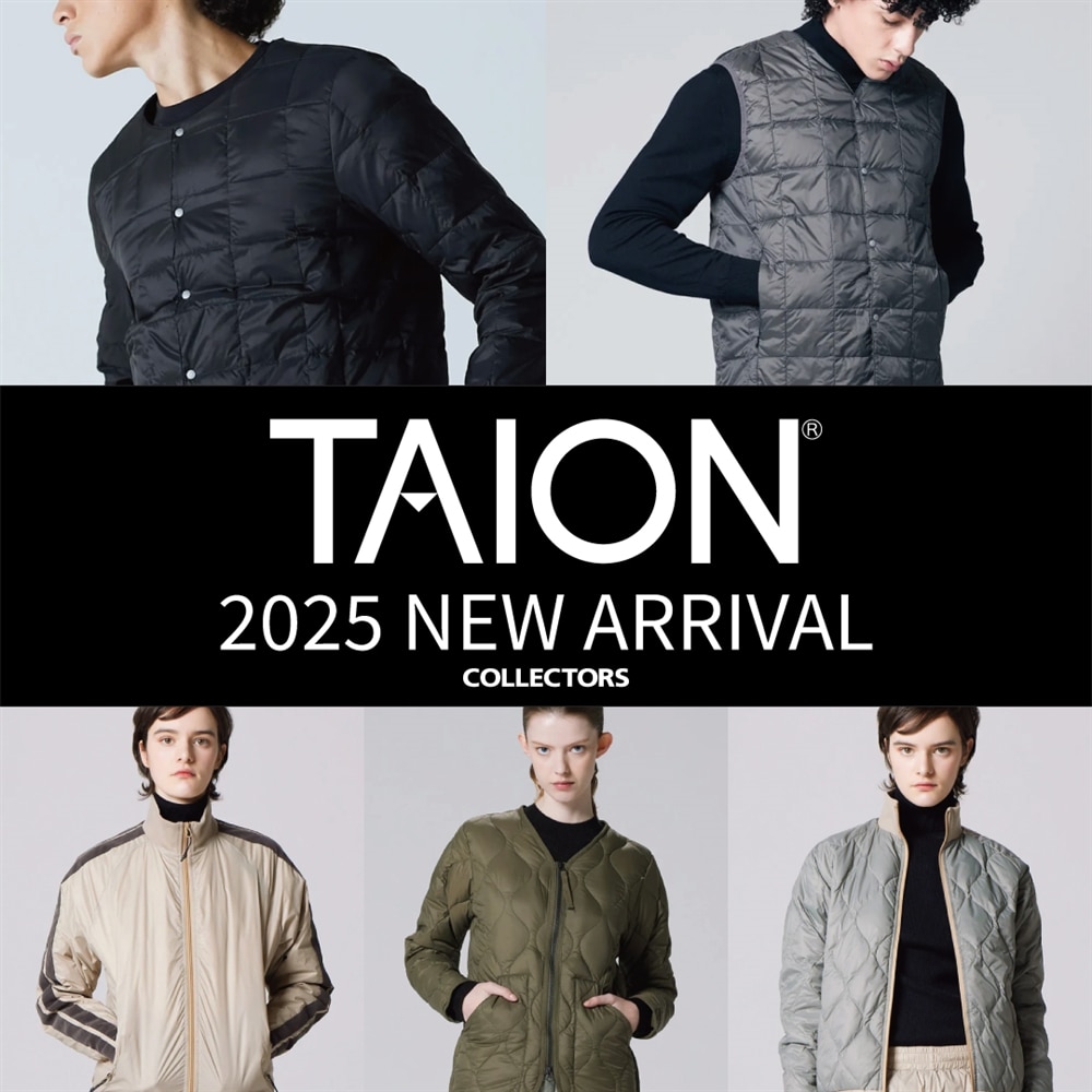 【今年も入荷！】大人気のインナーダウンブランド【TAION】全店で展開中！