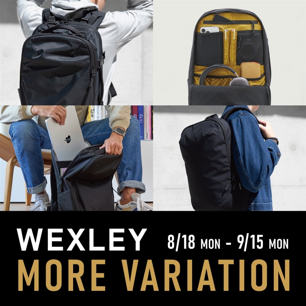 【池袋店限定】ベルギー発バッグブランド『WEXLEY』MORE VARIATION開催！